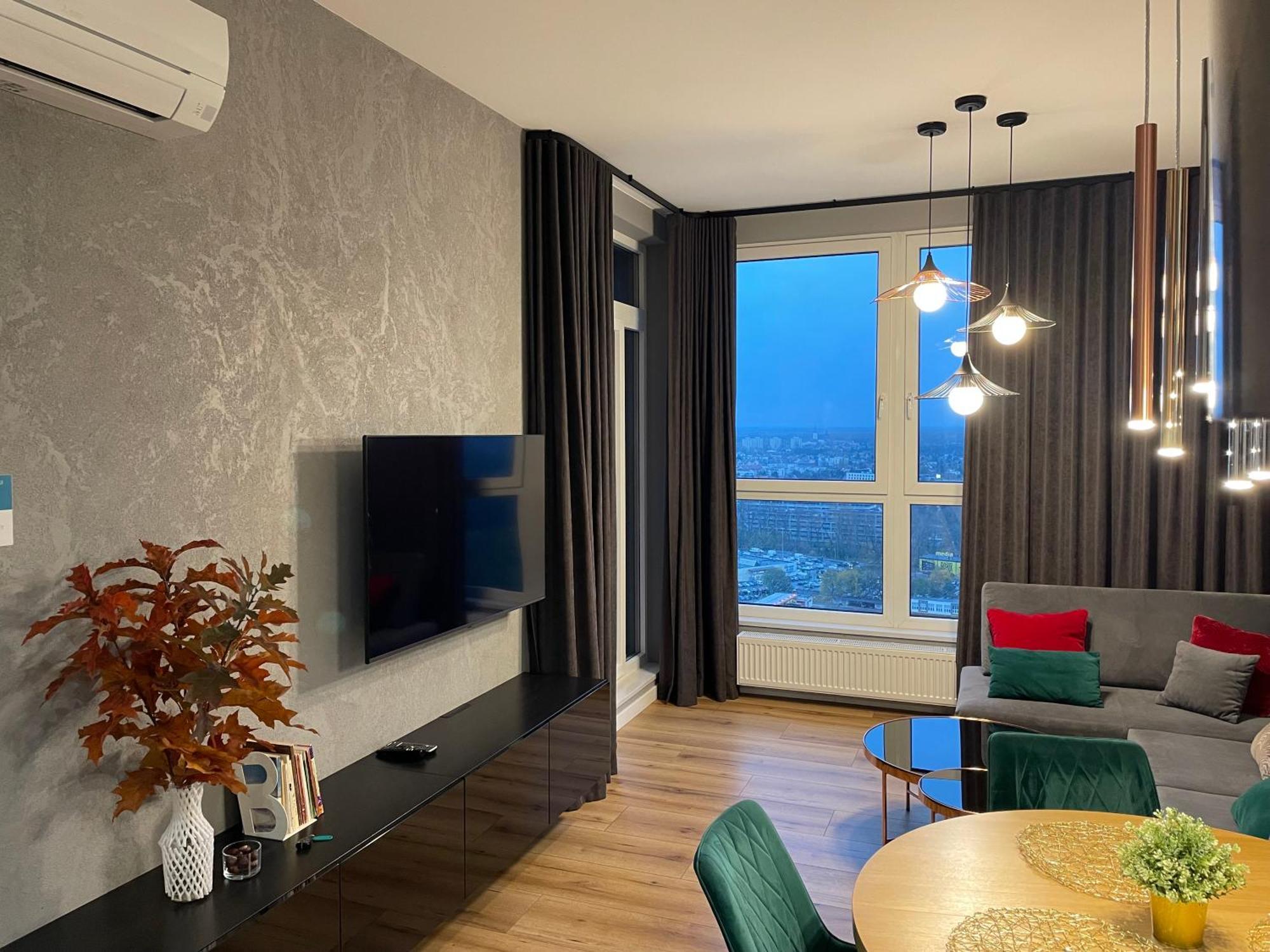 Praga 23Rd Floor High-Class Apartment Varsavia Esterno foto